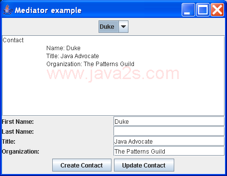 Mediator Pattern 2