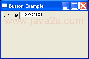 SWT Button Example Demo