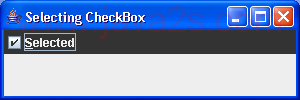 CheckBox Item Listener