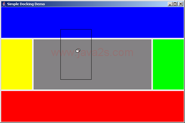 Simple demo for dockable windows