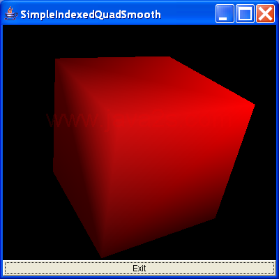一个简单的类使用一个索引四边形数组