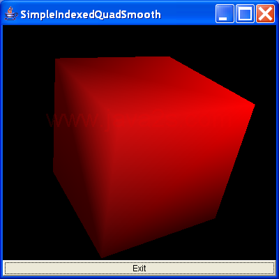 A simple class using the an indexed quadrilateral array