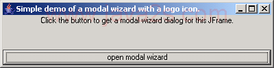 Simple Modal Logo Wizard