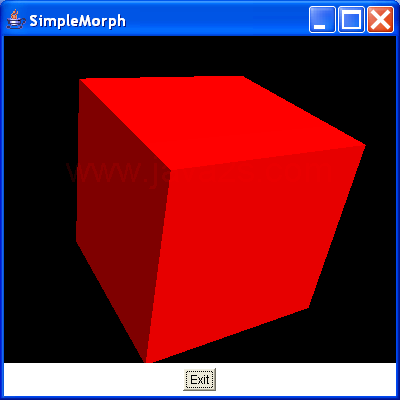 This uses the class SimpleMorphBehaviour to animate
