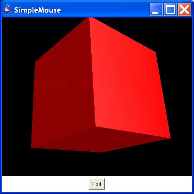 Demonstrate the use of the mouse utility classes
