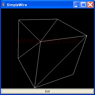 This uses the Box utility class to build a simple cube