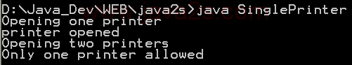 Java 中单一模式 3