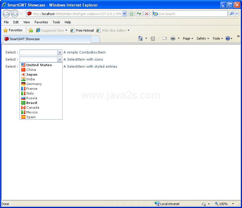 A SelectItem with icons (Smart GWT)