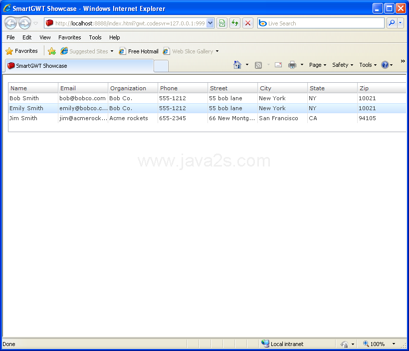 DataSources can extract field values from complex XML documents via XPath expressions (Smart GWT)