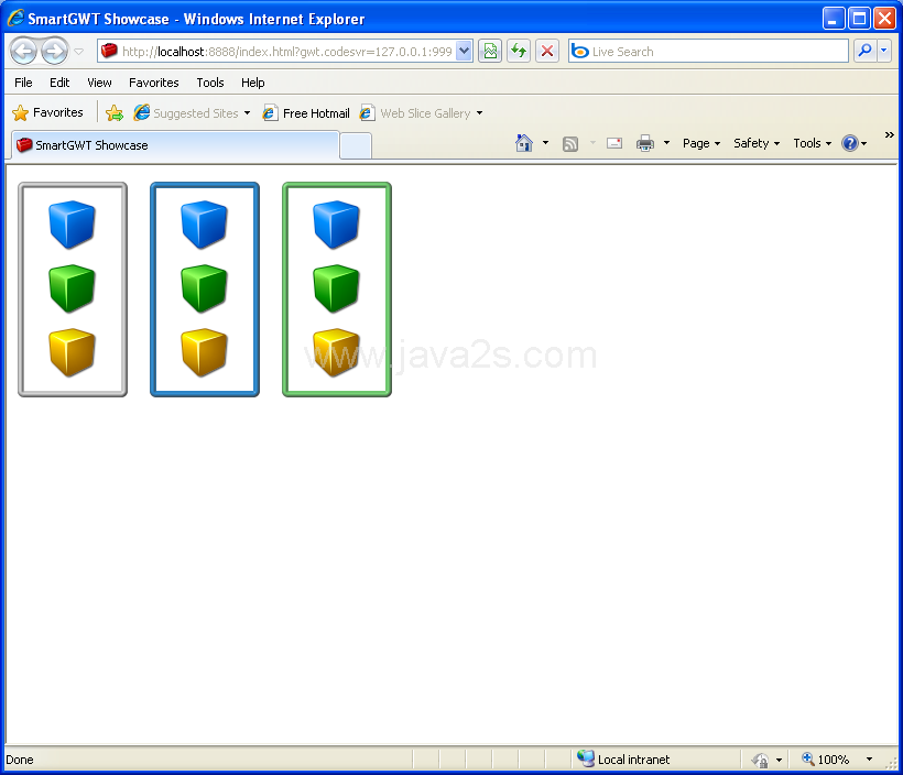 Set drag types (Smart GWT)