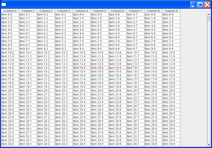 Embed a JTable in SWT (no flicker)