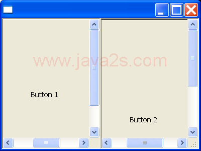 Create two ScrolledComposites that scroll in tandem