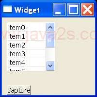 Capture a widget image with a GC