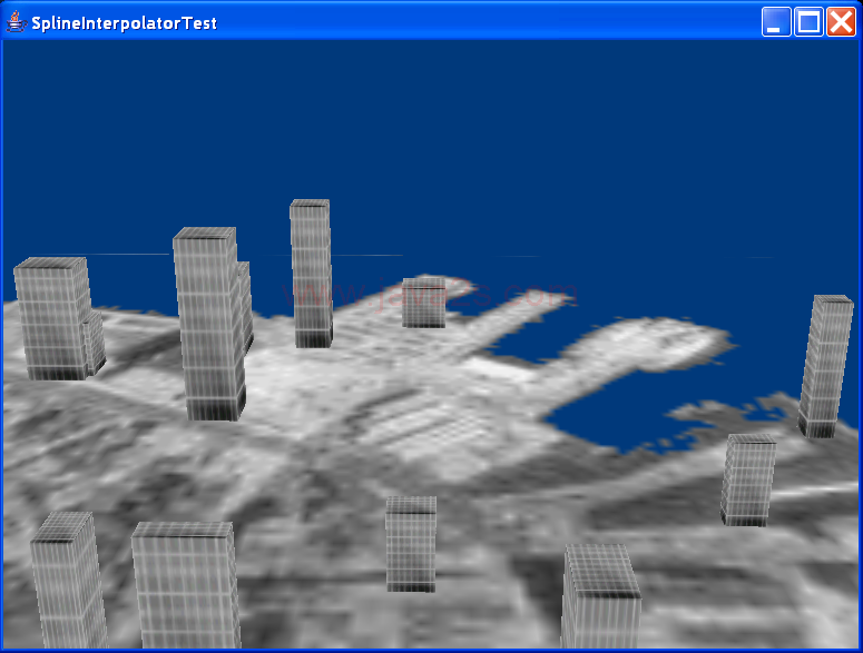 This example creates a 3D fly-over of the city of Boston