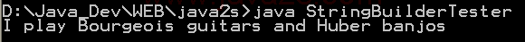 Java1.5 ( 5.0 )新功能：StringBuilder