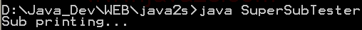 Java annotation: Super Sub Tester