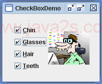 Swing CheckBox Demo