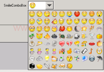 MSN类似的图形界面组合框