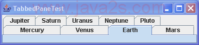 TabbedPane Test