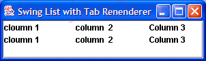 Tab list renderer