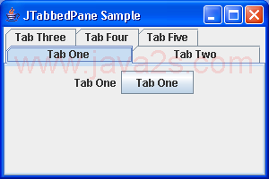 TabbedPane样本