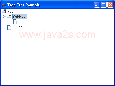 A simple test to see how we can build a tree and populate it