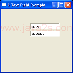 TextField的范例2