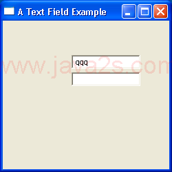 TextField的范例5