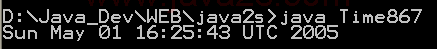 This server retrieves the time using the RFC867 protocol.