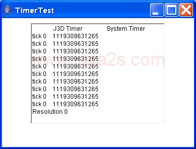 Timer Test