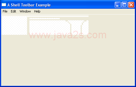 Toolbar Shell Example