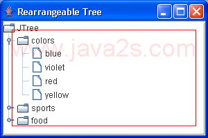 DnD (drag and drop)JTree code 