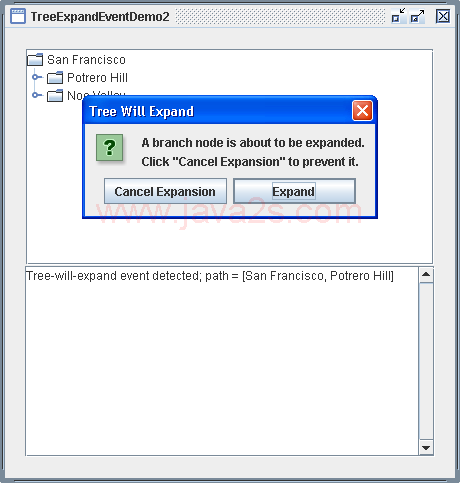 Tree Expand Event Demo 2