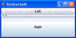 SplitPane: VerticalSplit