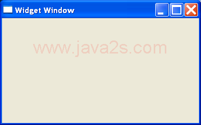 Jface ApplicationWindow
