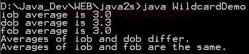 Java泛型：使用通配符