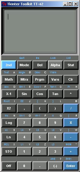 A calculator