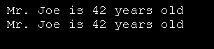 Function parameters: using the double asterisk operator