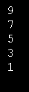 Loop over a sequence in reverse