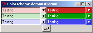 Pmw Color scheme demonstration