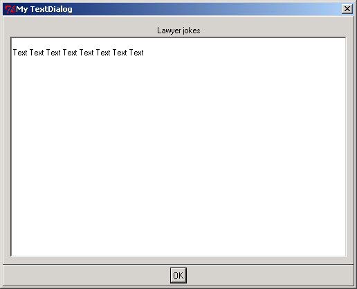 Pmw TextDialog demonstration