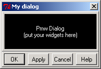 Show global modal dialog