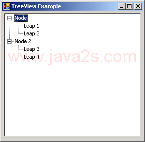 Add Node and Leap to a TreeView