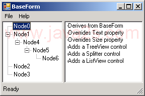 Add components to inherited form