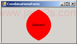 Area Combination: Intersect