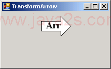 Arrow: draw and fill Polygon
