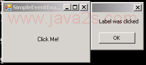 A simple Label event handler