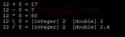 Assign result to both an integer and a double