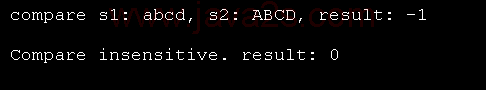 Compare String: case sensitive and not sensitive
