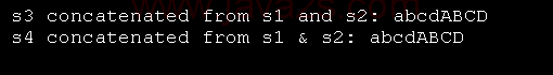 Concatenate Strings